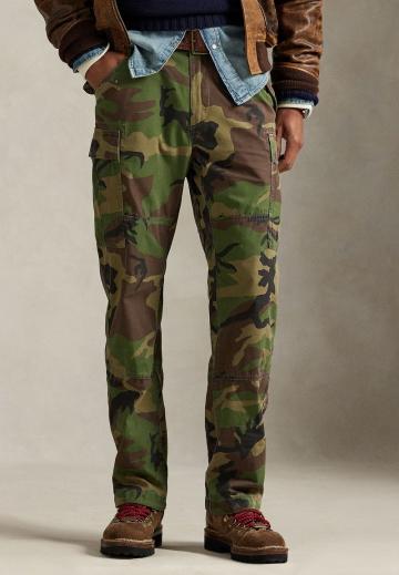 Брюки с накладными карманами