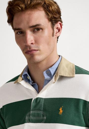 Поло с длинным рукавом