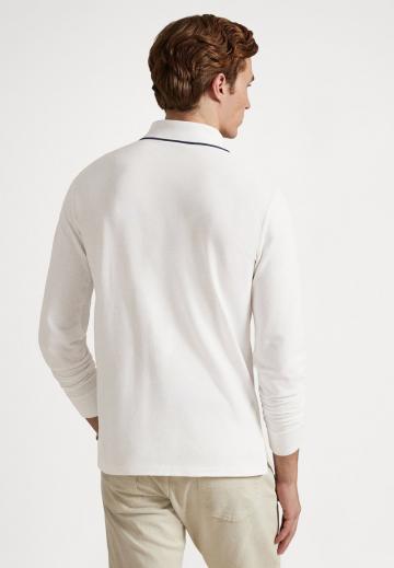 Поло с длинным рукавом
