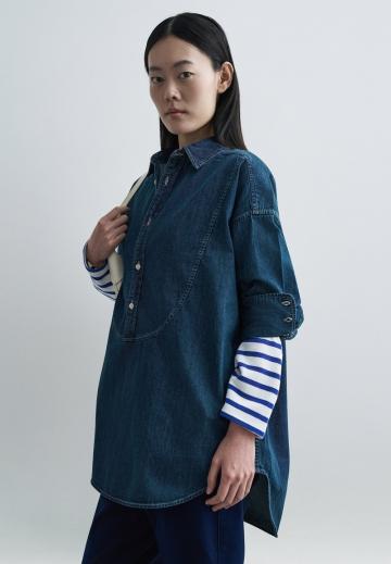 Джинсовая блузка