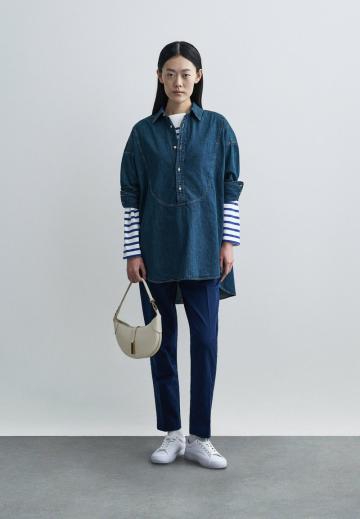 Джинсовая блузка