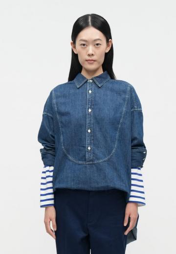 Джинсовая блузка