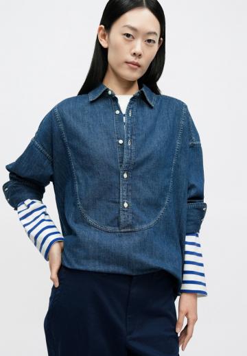 Джинсовая блузка