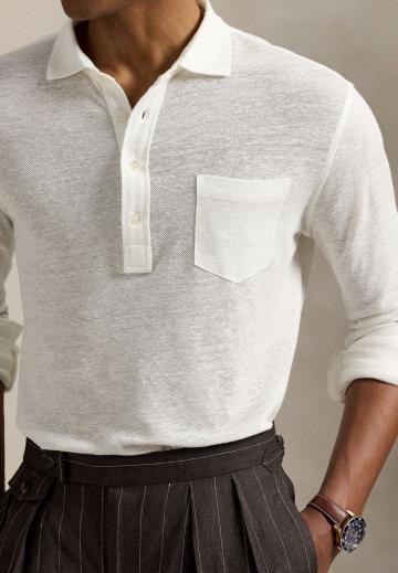 Поло с длинным рукавом