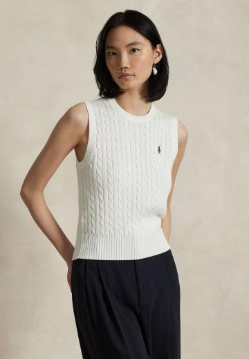 Пуловер без рукавов