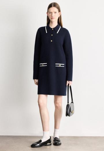 Вязаное платье