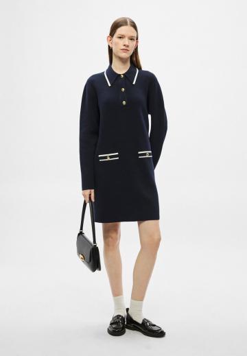 Вязаное платье