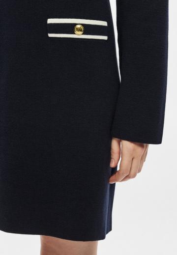 Вязаное платье