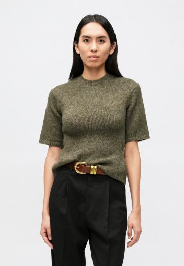 Пуловер с коротким рукавом