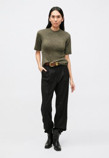 Пуловер с коротким рукавом