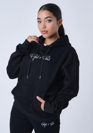 Пуловер с капюшоном