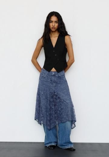 Юбка с воланами