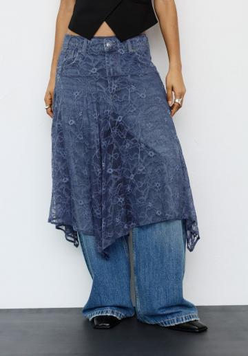 Юбка с воланами