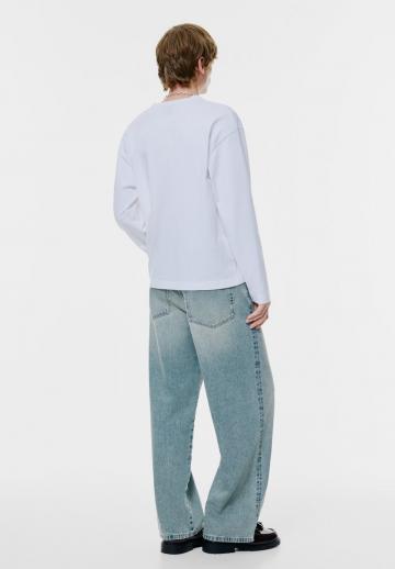 Прямые джинсы