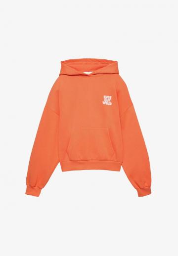 Пуловер с капюшоном