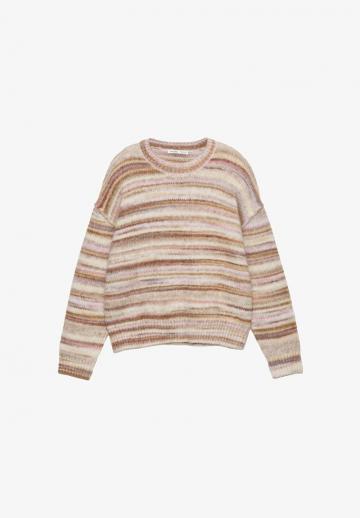Пуловер в полоску