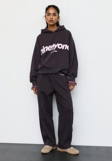 Пуловер с капюшоном