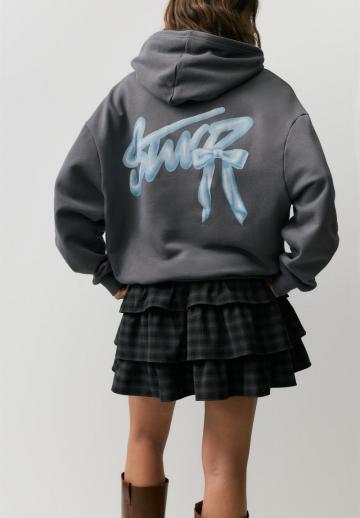 Пуловер с капюшоном