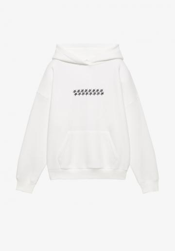 Пуловер с капюшоном