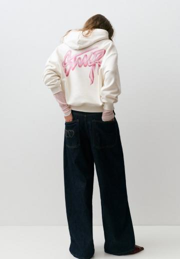 Пуловер с капюшоном