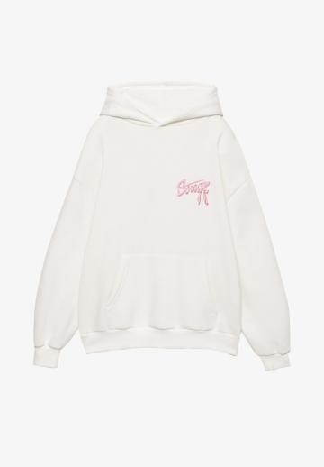 Пуловер с капюшоном