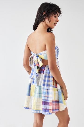 Платье без бретелек