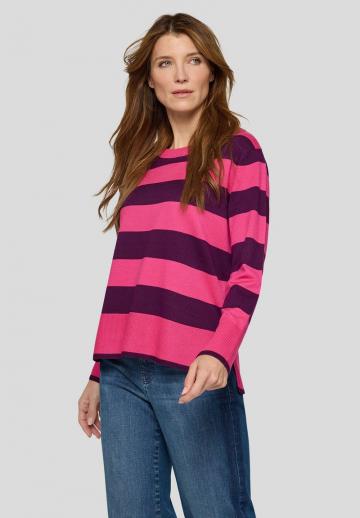 Пуловер в полоску