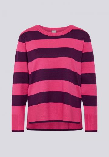Пуловер в полоску