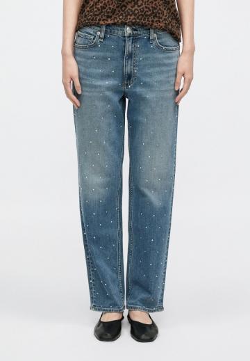 Прямые джинсы