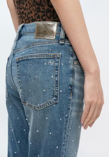 Прямые джинсы