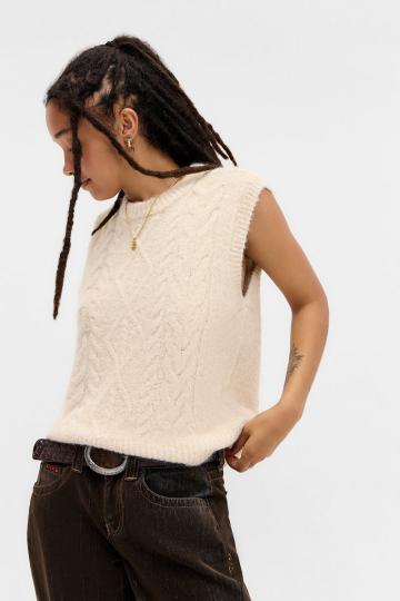 Пуловер без рукавов