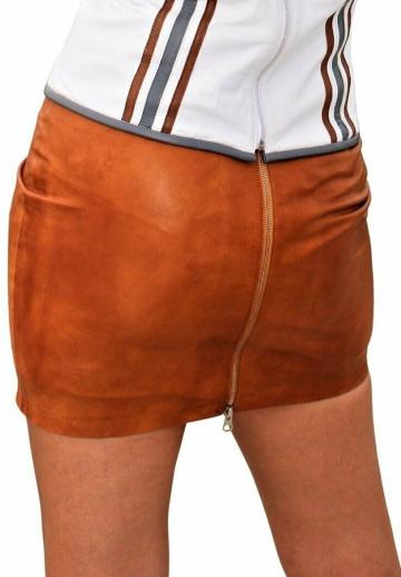 Кожаная юбка