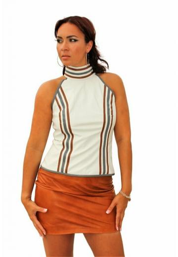 Кожаная юбка