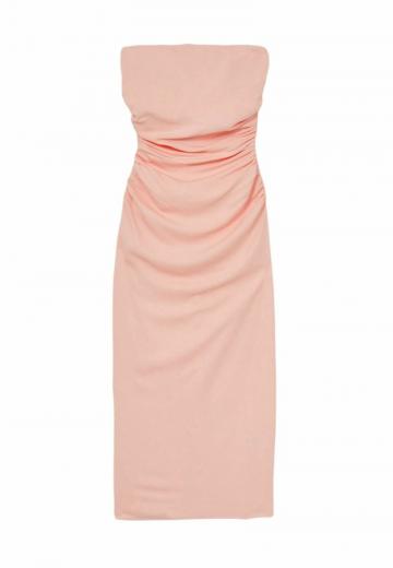 Платье без бретелек