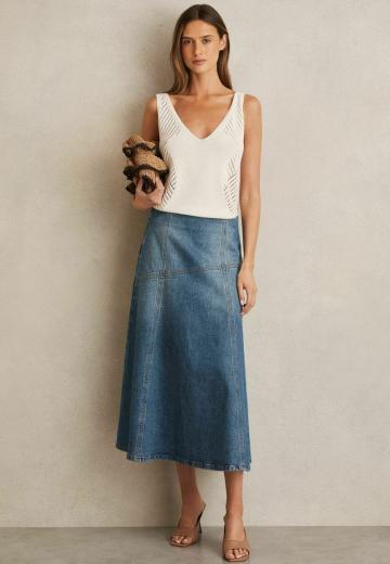 Джинсовая юбка
