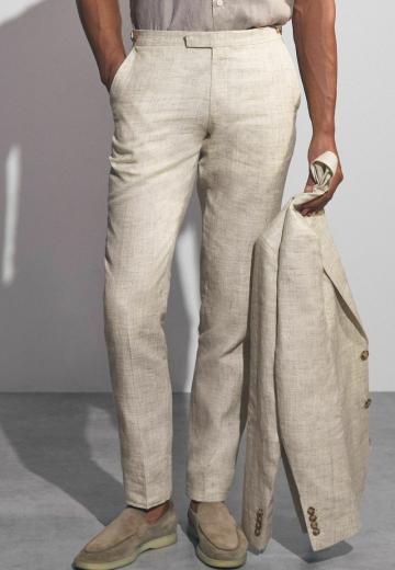 Льняные брюки