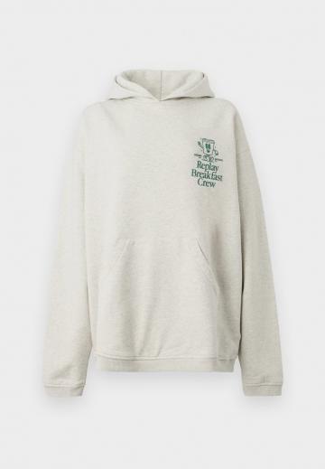 Пуловер с капюшоном