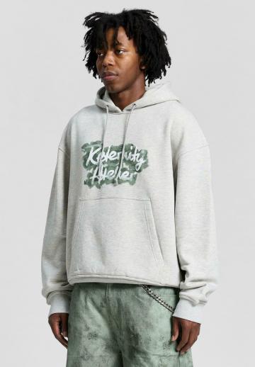 Пуловер с капюшоном