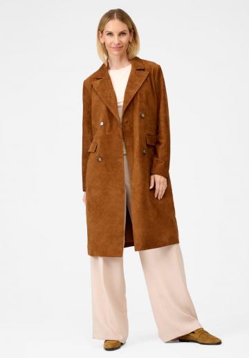 Кожаное пальто