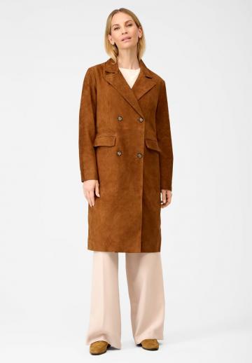 Кожаное пальто