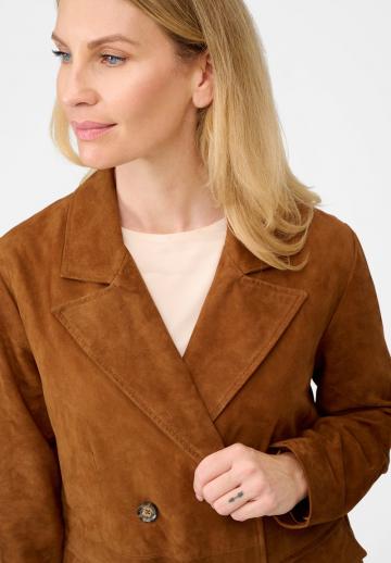 Кожаное пальто