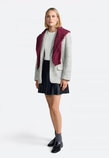 Кожаная юбка