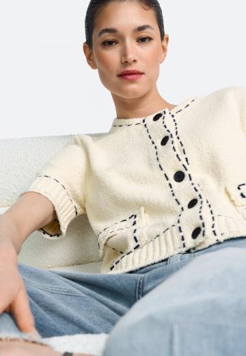 Вязаная кофта