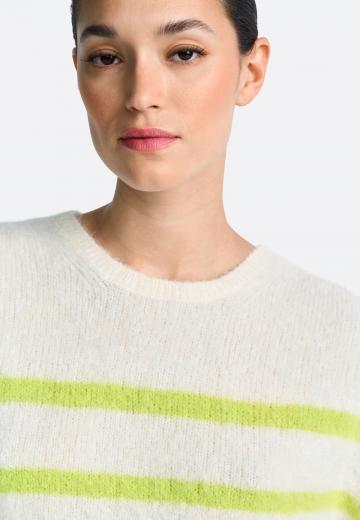 Пуловер с рукавом три четверти