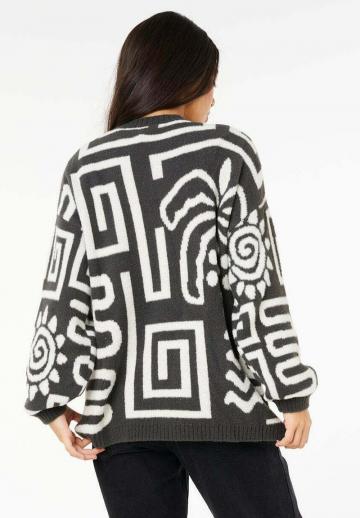 Длинный пуловер