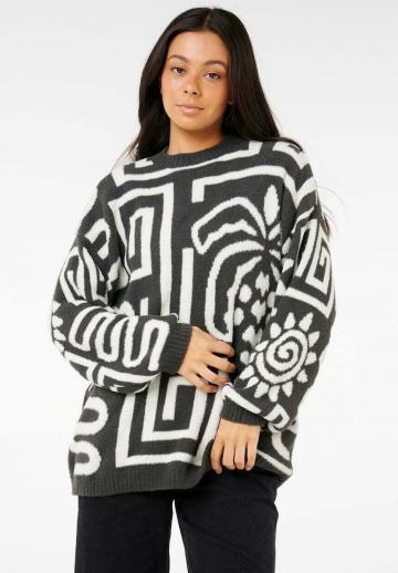 Длинный пуловер