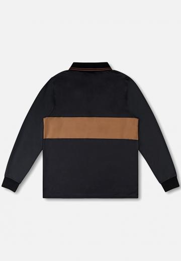 Поло с длинным рукавом