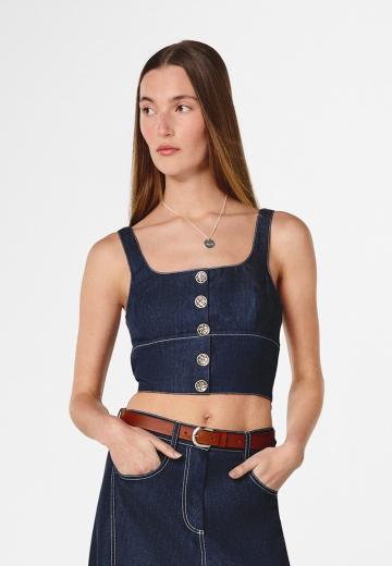 Джинсовая блузка