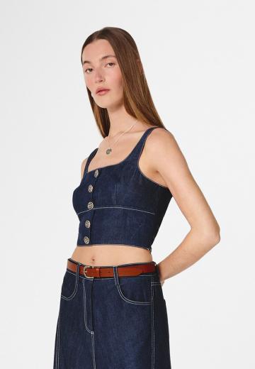 Джинсовая блузка