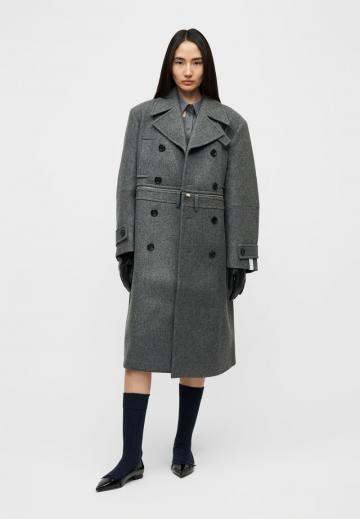 Шерстяное пальто